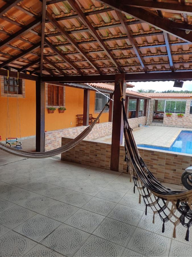 Chacara Bella Vida Com Piscina Churrasqueira Salao De Festas Fogao A Lenha Quadra Aracariguama Zewnętrze zdjęcie