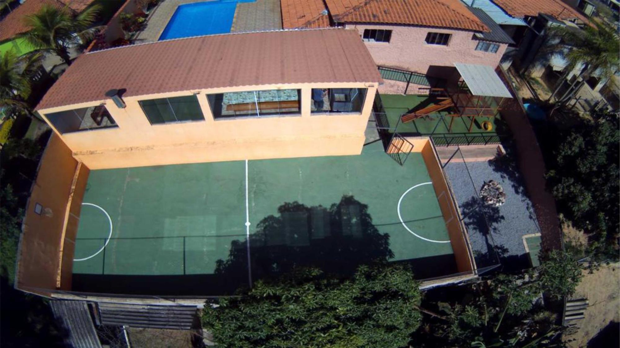 Chacara Bella Vida Com Piscina Churrasqueira Salao De Festas Fogao A Lenha Quadra Aracariguama Zewnętrze zdjęcie
